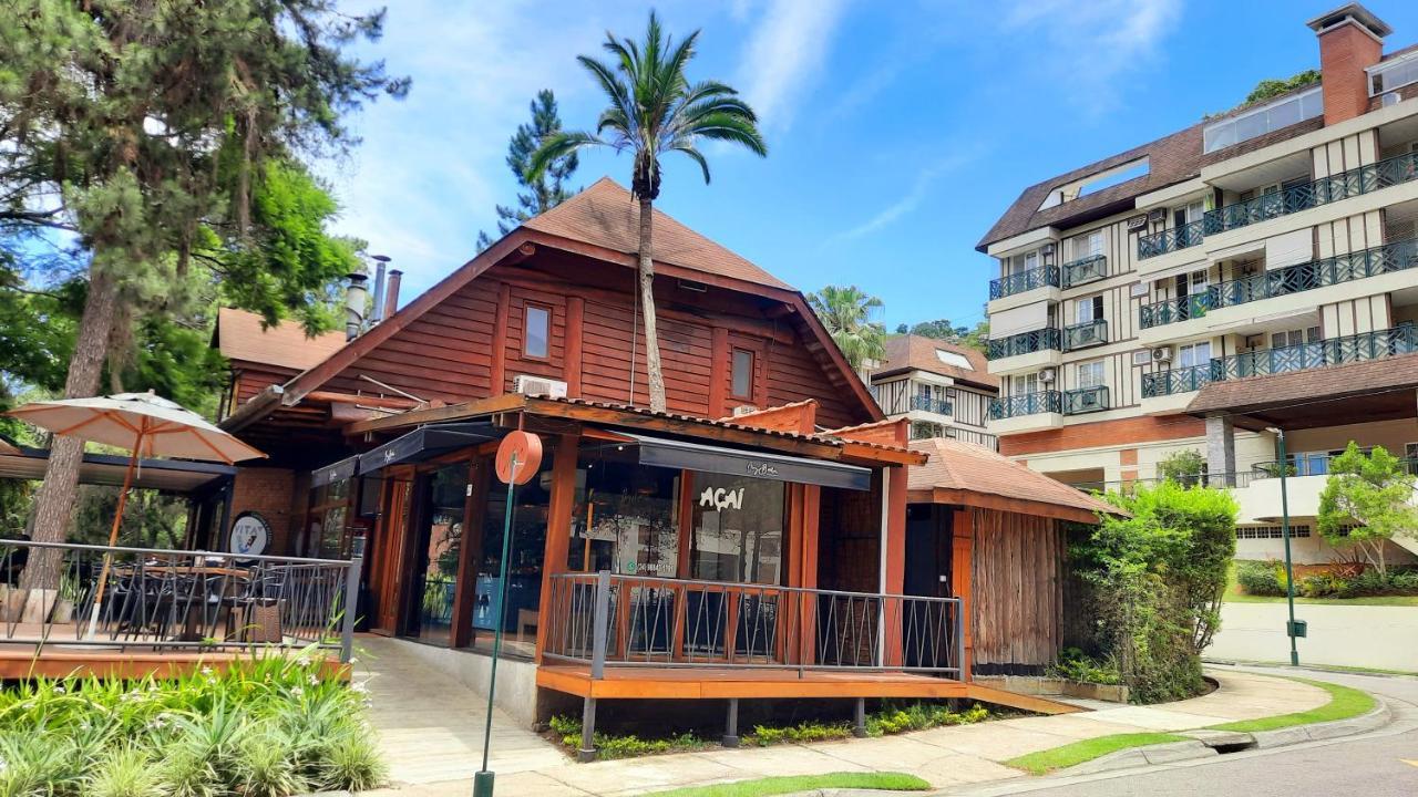 Flat 217 Granja Brasil - Com Piscina Em Itaipava Appartement Petrópolis Buitenkant foto
