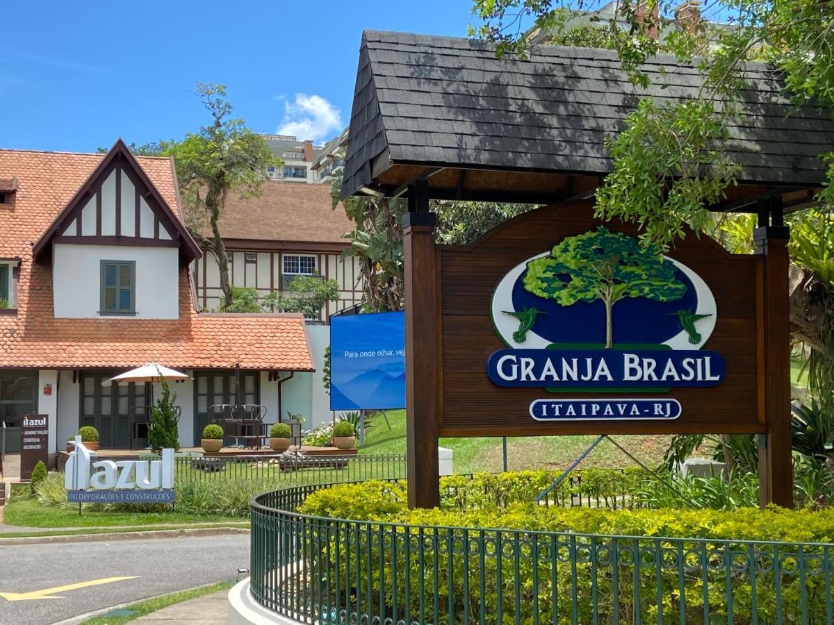 Flat 217 Granja Brasil - Com Piscina Em Itaipava Appartement Petrópolis Buitenkant foto