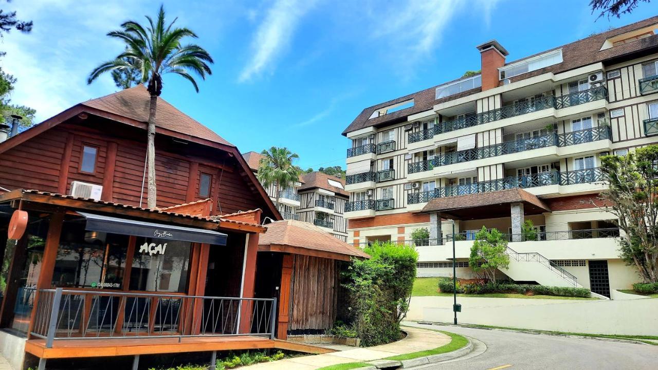Flat 217 Granja Brasil - Com Piscina Em Itaipava Appartement Petrópolis Buitenkant foto