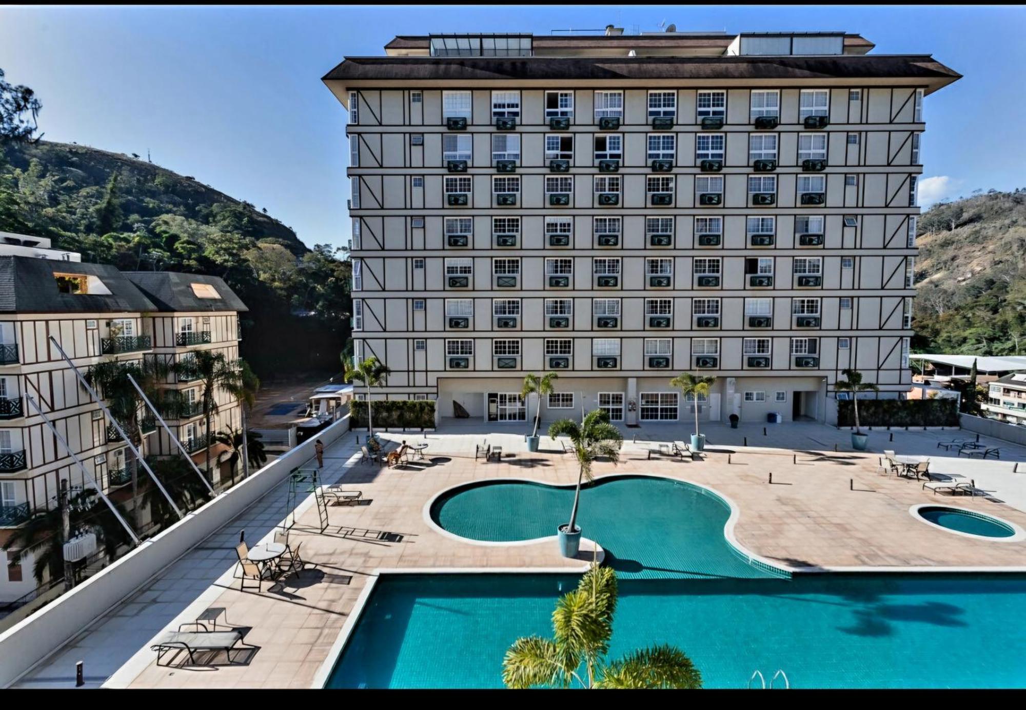 Flat 217 Granja Brasil - Com Piscina Em Itaipava Appartement Petrópolis Buitenkant foto